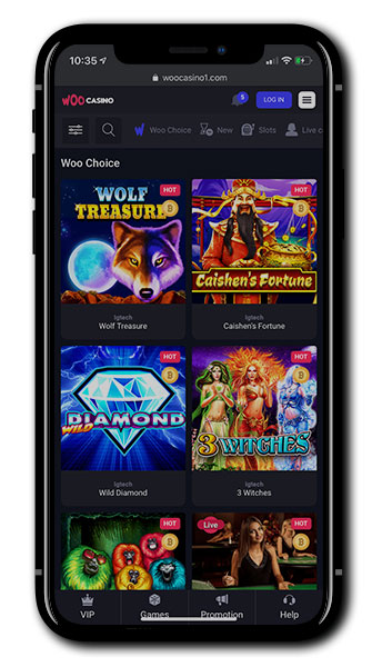 Woo Casino Mobile play